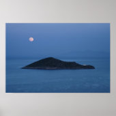 Moon Over Agia Kyriaki Poster (Voorkant)