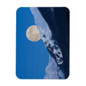 Moon Over Alyeska Ski Resort Alaska Magneet (Verticaal)