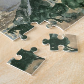 Moon Over Barcelona door Walter Gramatte Legpuzzel (Zijkant)