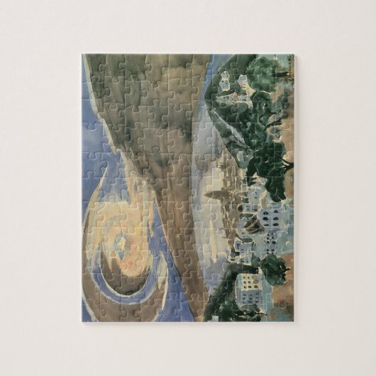 Moon Over Barcelona door Walter Gramatte Legpuzzel (Verticaal)