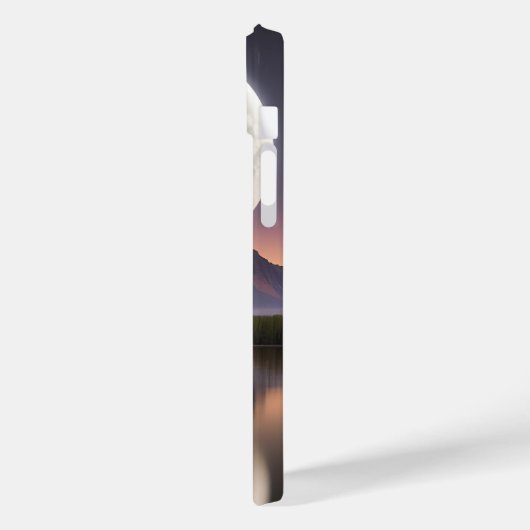 Moon over berglandschap Case-Mate iPhone case (Achterkant / Links)