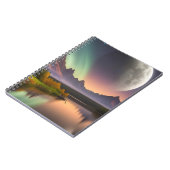 Moon over berglandschap notitieboek (Linkerzijde)