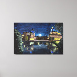 Moon over Broadmoor Canvas Art