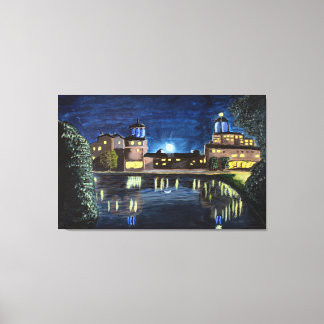 Moon over Broadmoor Canvas Art