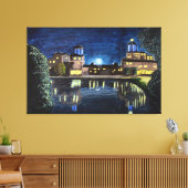 Moon over Broadmoor Canvas Art (Insitu (Woonkamer))