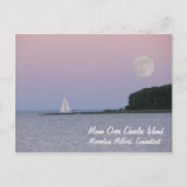 Moon Over Charles Island Briefkaart (Voorkant)