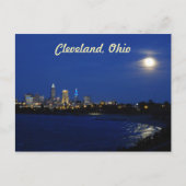 Moon over Cleveland Briefkaart (Voorkant)