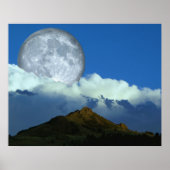 Moon Over Colorado Poster (Voorkant)
