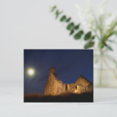 Moon Over Cottage Ruins | County Galway, Ierland Briefkaart (Staand voorkant)