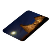 Moon Over Cottage Ruins | County Galway, Ierland Magneet (Linkerzijde)