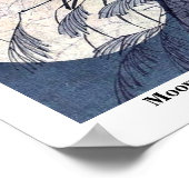 Moon over de berg Inaba door Taiso, Yoshitoshi Uki Poster (Hoek)