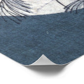 Moon over de berg Inaba, Tsukioka Yoshitoshi Poster (Hoek)