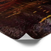 Moon Over de Marsh Poster (Hoek)