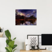 Moon Over de Marsh Poster (Thuiskantoor)