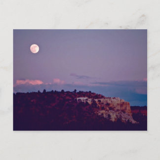 Moon Over El Morro Nationaal Monument Briefkaart