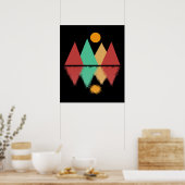 Moon Over Four Peaks #2 Poster (Keuken)