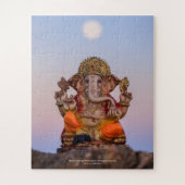Moon Over Ganeshji, 16x20 Jigzaag Puzzle 2 Legpuzzel (Verticaal)