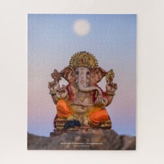 Moon Over Ganeshji, 16x20 puzzel Legpuzzel
