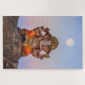 Moon Over Ganeshji 20x30 Jigzaag Puzzle Legpuzzel (Horizontaal)