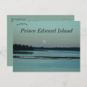Moon Over Herons Charlottetown PEI Canada Briefkaart (Voorkant / Achterkant)