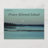 Moon Over Herons Charlottetown PEI Canada Briefkaart (Voorkant)