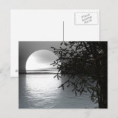 Moon over het Briefkaart Water (Voorkant / Achterkant)