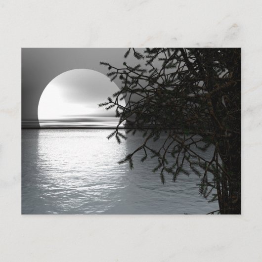 Moon over het Briefkaart Water (Voorkant)