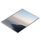 Moon over losse laptop notitieboek (Linkerzijde)