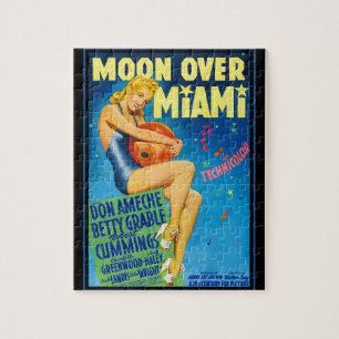 Moon Over Miami Movie Poster Legpuzzel