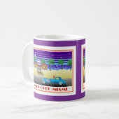 Moon Over Miami Paars Koffiemok (Voorkant links)