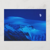 Moon Over Mt. Everest Tibet, China Briefkaart (Voorkant)
