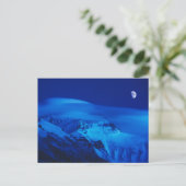 Moon Over Mt. Everest Tibet, China Briefkaart (Staand voorkant)