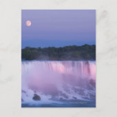 Moon over Niagara Herfsten Briefkaart (Voorkant)