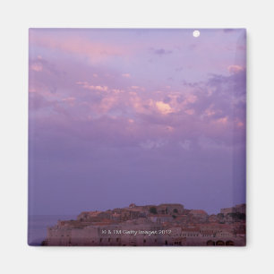 Moon Over Old City Magneet