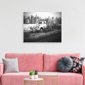 Moon Over Rust van djoneill Canvas Afdruk (Insitu (Woonkamer))