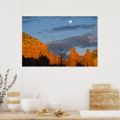 Moon Over Sedona, Arizona 2222 Poster (Keuken)