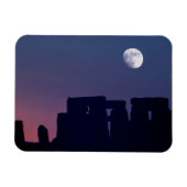 Moon Over Stonehenge | Wiltshire, Engeland Magneet (Horizontaal)