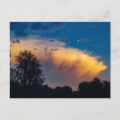 Moon over Storm Cloud Briefkaart (Voorkant)