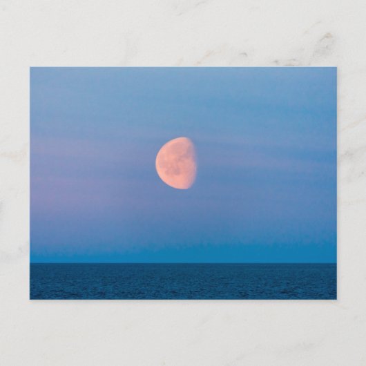 Moon Over the Bering Sea | Russia Far East Briefkaart (Voorkant)