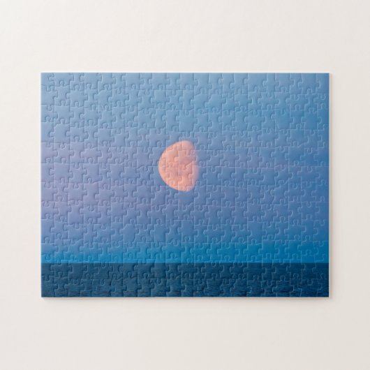 Moon Over the Bering Sea | Russia Far East Legpuzzel (Horizontaal)