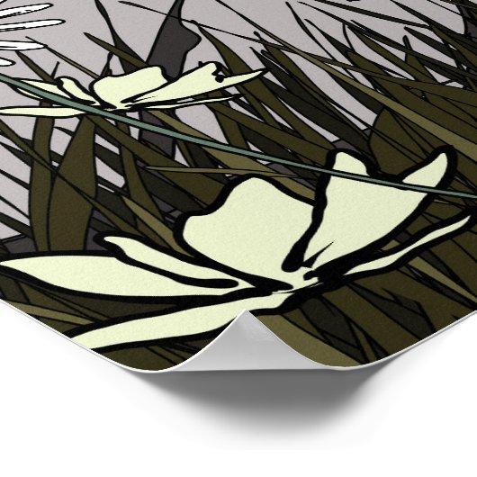 Moon Over The Valley Poster (Hoek)