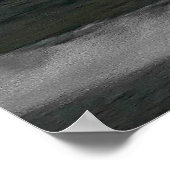 Moon Over Waves Poster (Hoek)