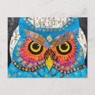 Moon Owl Briefkaart