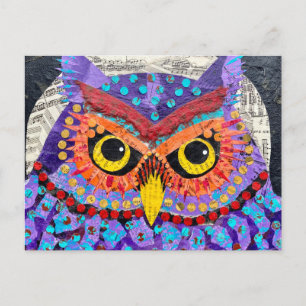 Moon Owl Briefkaart