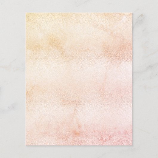 Moon pampas blush budget baby shower uitnodiging (Achterkant)