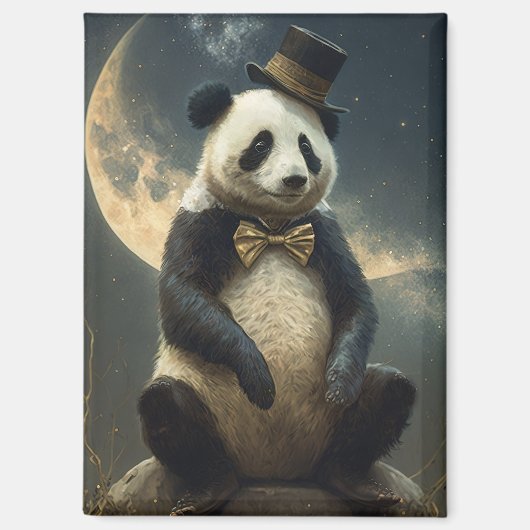 Moon Panda Beer Magneet (Voorkant)