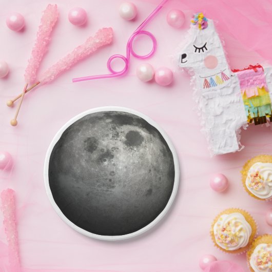 Moon Papieren Bordje (Feest)