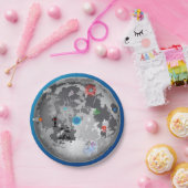 Moon Papieren Bordje (Feest)