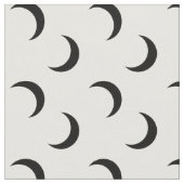 Moon Pattern Elegant Crescent Stof (Close Up)