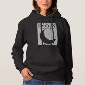 Moon Periodic Table Elements Moon Space Nerd Moon  Hoodie (Voorkant)